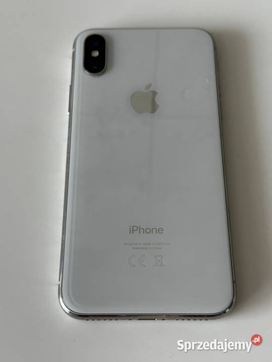iPhone X 10 256GB srebrny Silver STAN IDEALNY Łódź