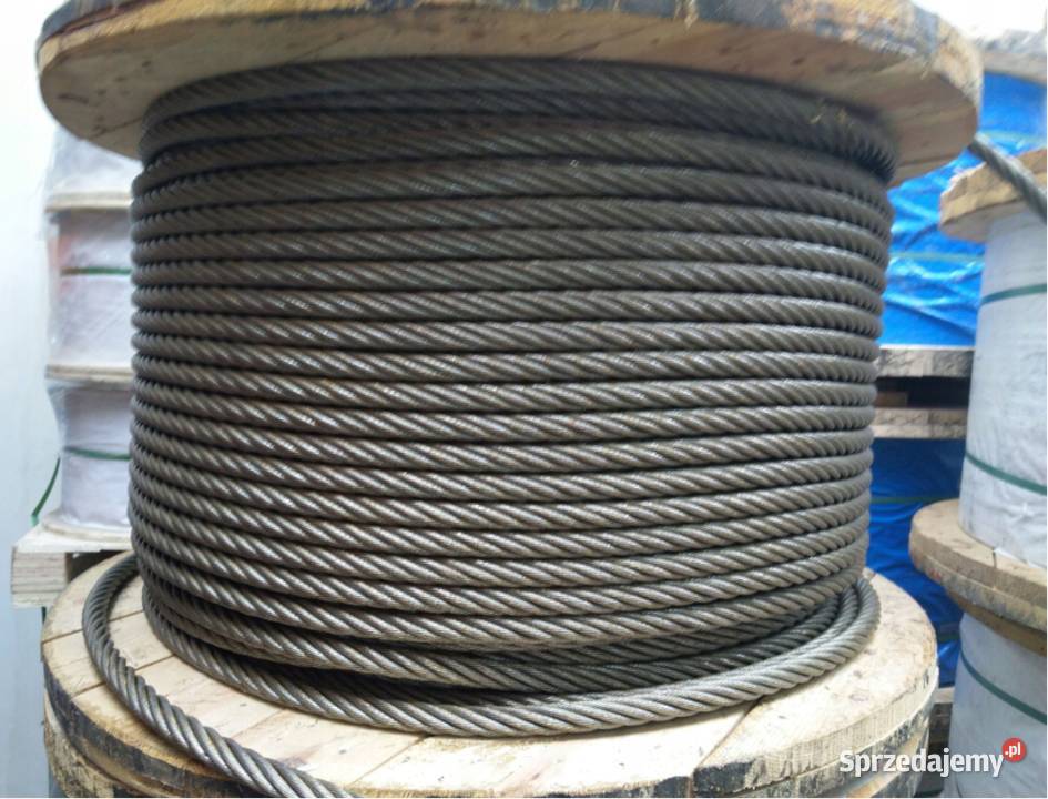 Lina stalowa szwedzka Fi 14MM 20 do 73M podkarpackie Nozdrzec