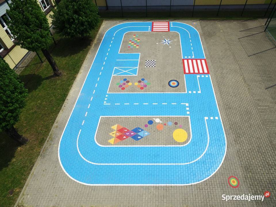Miasteczko rowerowe BIG0 11x18m stacjonarne Poznań sprzedam