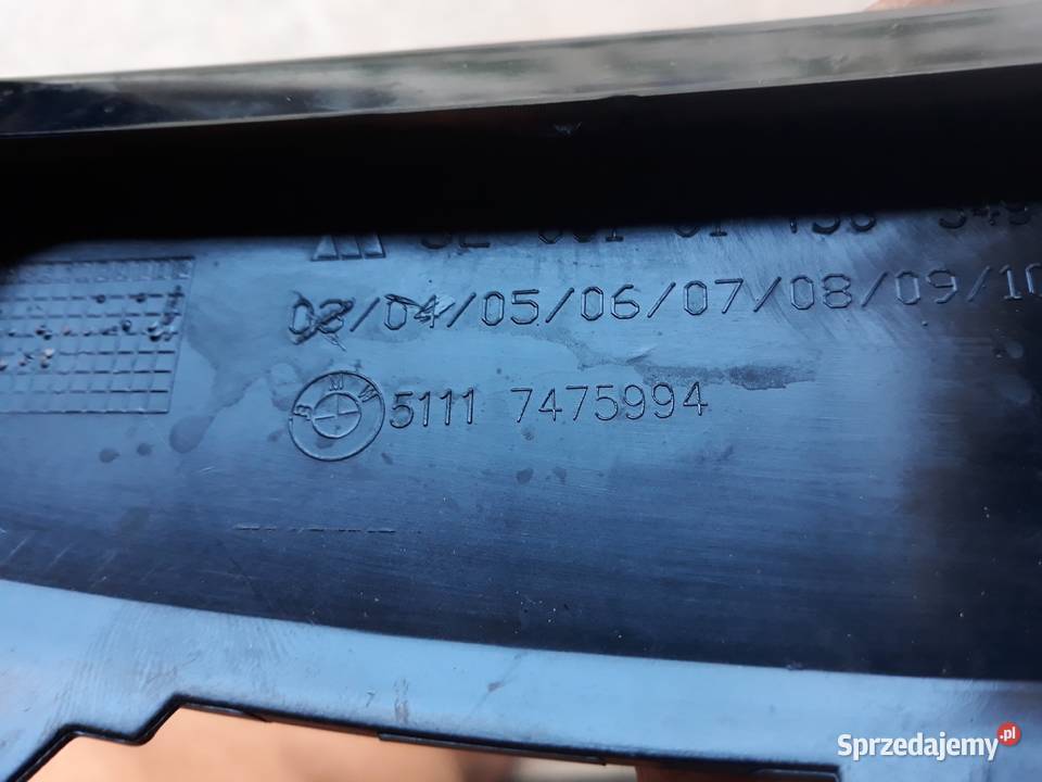 BMW 1 F40 LISTWA KRATKA PRAWA PRZÓD 7475994 Międzychód