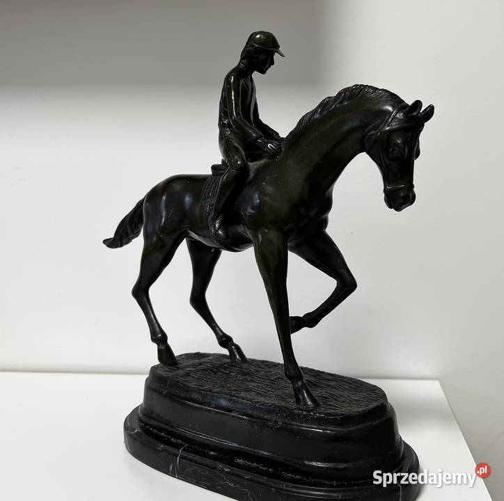 Figurka Jeździec na koniu mazowieckie Warszawa sprzedam