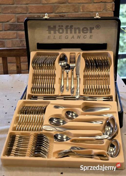 299 Walizka czarna sztućce Hoffner 72 elementy Zabrze sprzedam