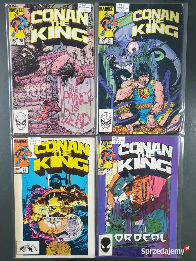 Conan The King 27 komiksów Marvel USA 19841989 Gdynia