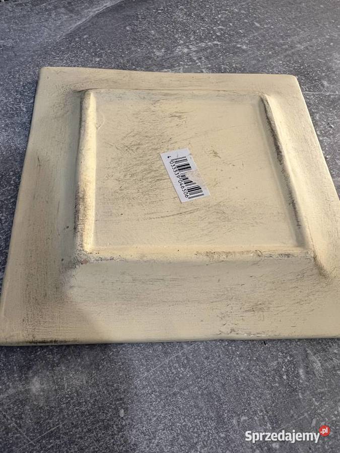 Talerz podstawka złota kremowa Jasło