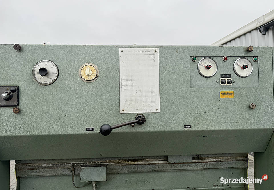 Prasa półkowa hydrauliczna do forniru JOOS typ Sierakowska Huta