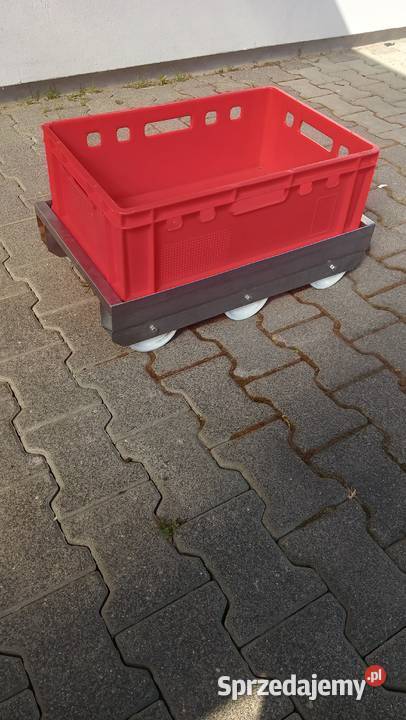 Wózek transportowy do pojemnika E2 nierdzewka łódzkie Brzeziny