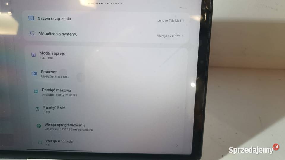 Tablet Lenovo Tab M11 8128GB LTE śląskie Katowice