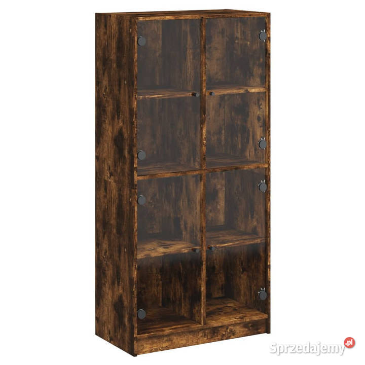 Szafka z drzwiczkami przydymiony dąb 68x37x142 Warszawa