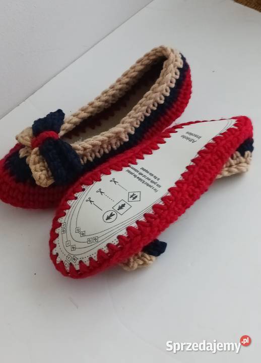 Kapcie ręczna robota warmińsko-mazurskie Janowo