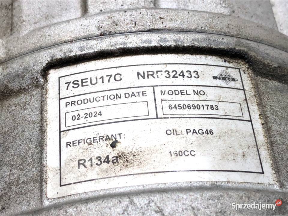 SPRĘŻARKA KLIMATYZACJI BMW E61 NRF32433 25 177 podkarpackie