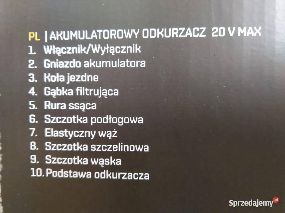 NAJTANIEJ Odkurzacz Akumulatorowy 20L śląskie Zabrze