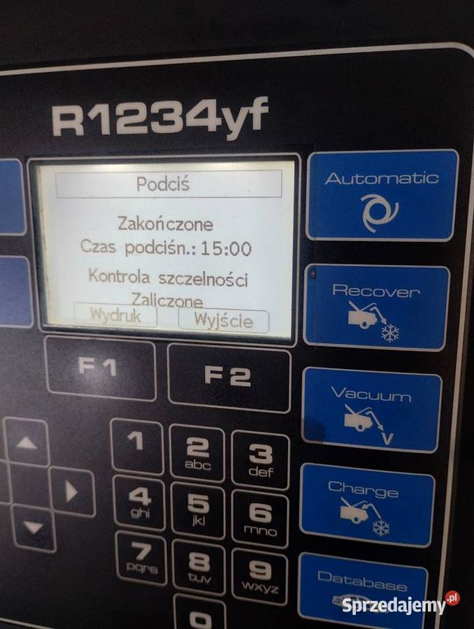 Acs 661 na 1234yf z analizatorem czynnika 1234yf Bielsko-Biała