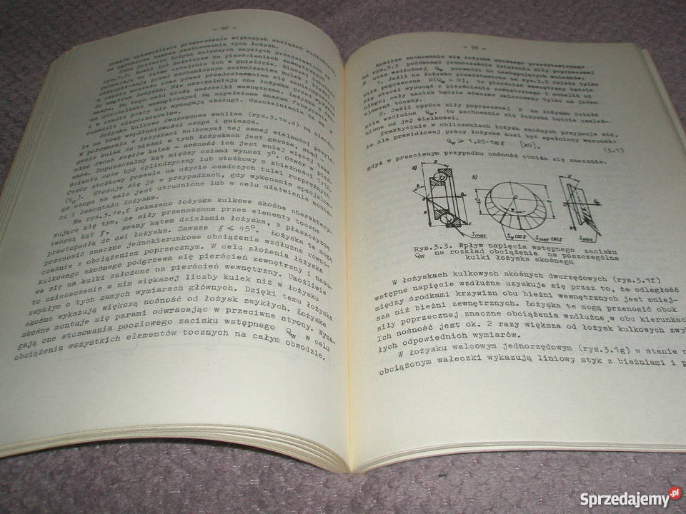 Podstawy Konstrukcji Maszyn Łożyska ślizgowe i Rok wydania 1972 Ostrołęka