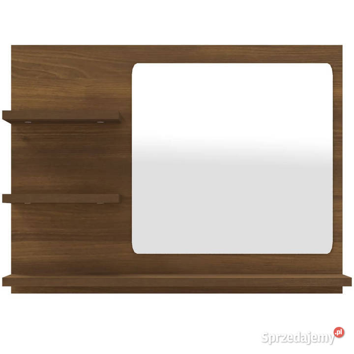 Lustro łazienkowe brązowy dąb 60x105x45 WM815662 Warszawa