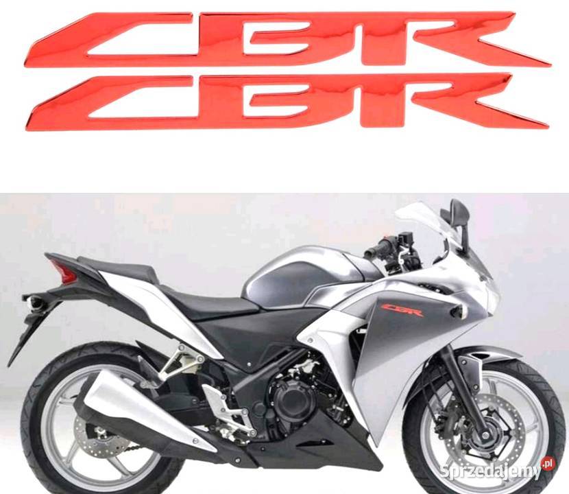 Emblematy CBR Honda 1para 3kolory CBR600 CBR1000