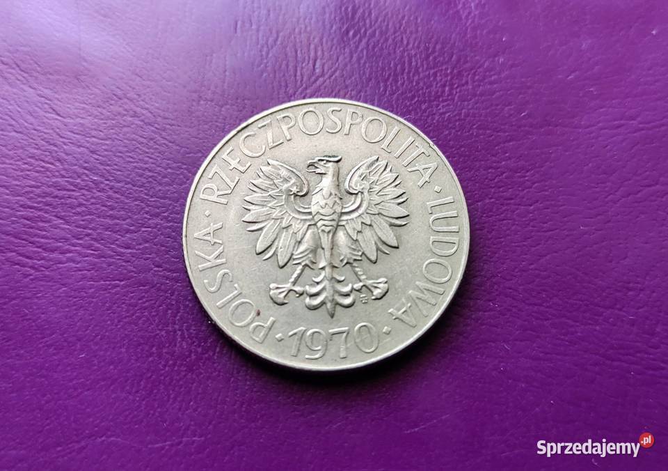 Moneta PRLu 10 ZŁOTYCH 1970 KOŚCIUSZKO Ładna 2 mazowieckie Pruszków