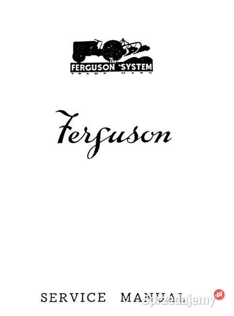 Massey Ferguson MF TEA20 TE20 katalog części Poradniki, albumy i reportaże Kielce