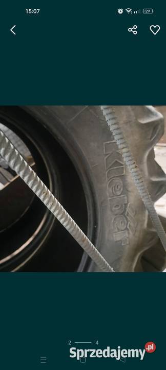 Opony rolnicze z demontażu chodziły na dx 450 Koło