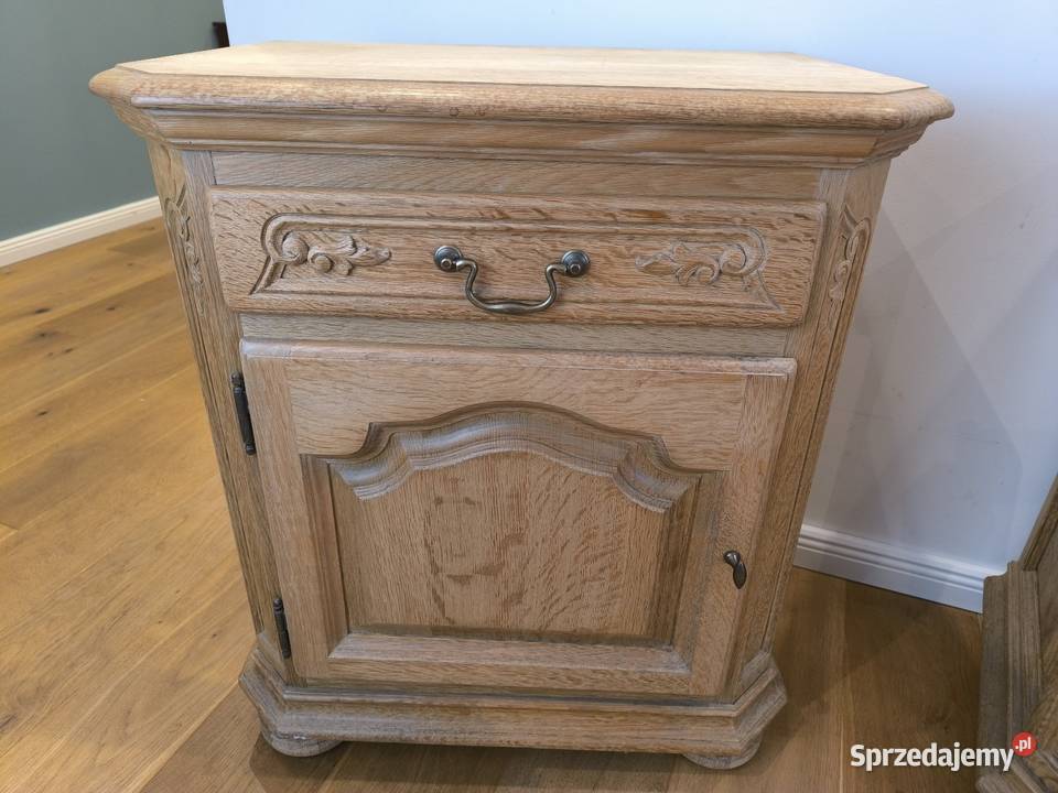 Piękne szafki stylowe dębowe komódki Łódź