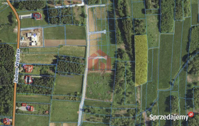 Działka 4100m2 Rzeszów Zielone Wzgórze woda