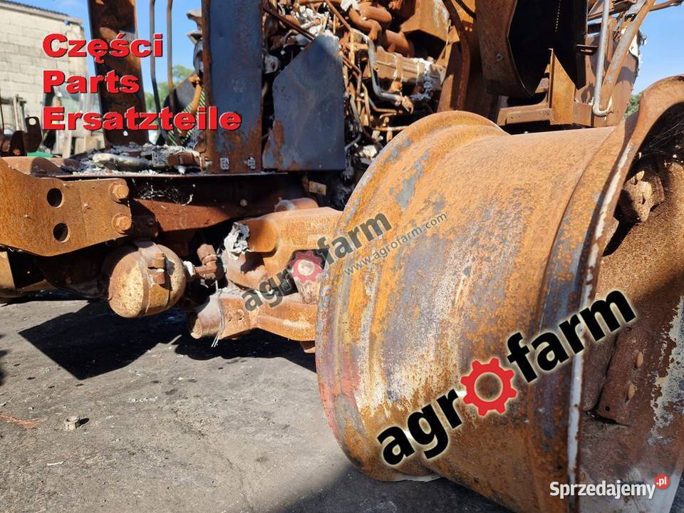 John Deere 5125R części silnik skrzynia biegów Byków