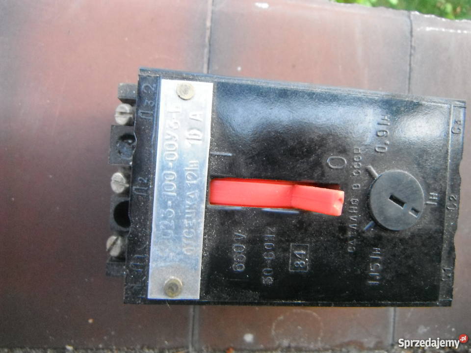 Wyłącznik silnikowy rosyjski 10A 600V 5060 Hz Barak