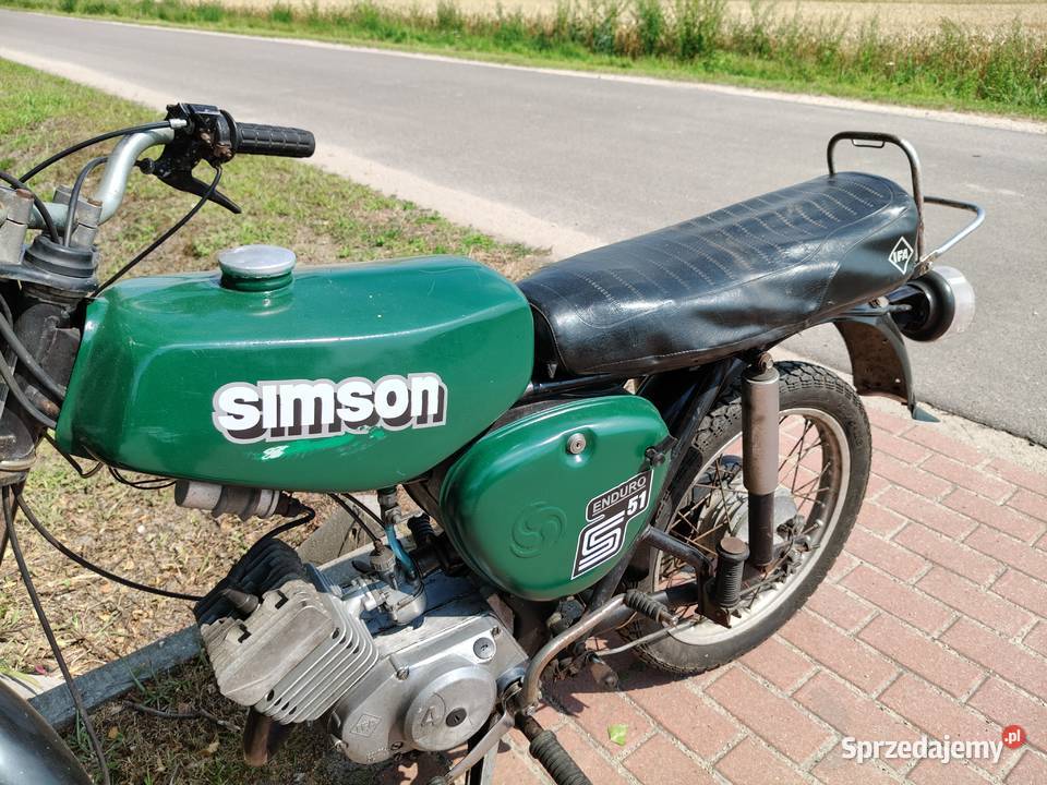 Simson S51 1985 motorower Simson 4 biegowy Kalisz