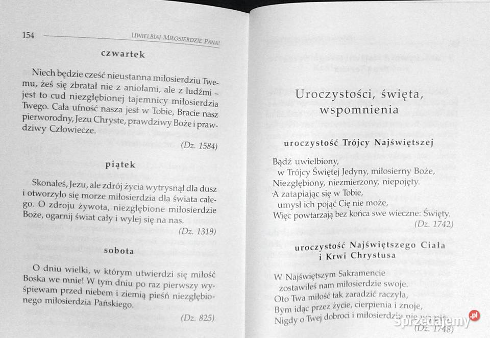 Uwielbiaj miłosierdzie Pana ks Jan Oleszko SAC Rok wydania 2001 Pozostałe