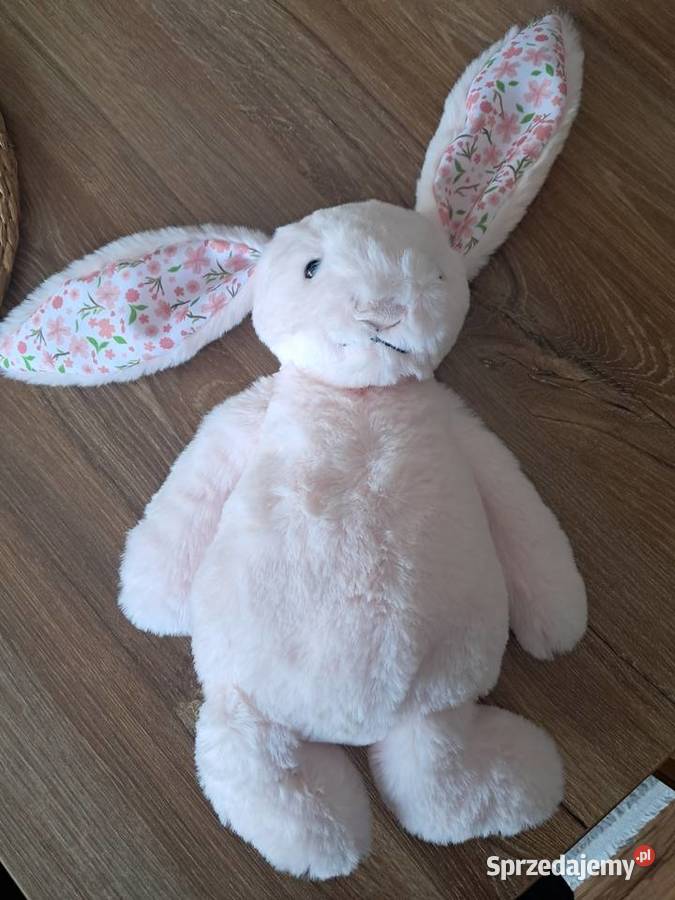nowy różowy króliczek przytulanka wysokość 30 Sandomierz