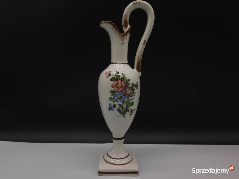 Włoski Wazondzbanek Vintage V Bassano Ceramika Porcelana i szkło