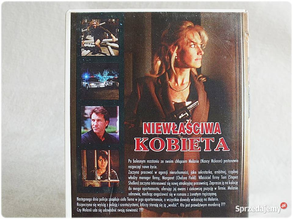 Kaseta VHS Niewłaściwa Kobieta Film na Video Filmy