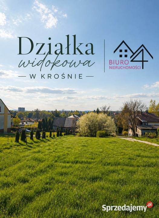 DZIAŁKA 878 M2SPOKOJNA OKOLICA KROSNA