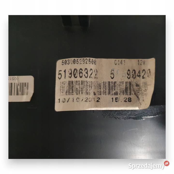 LICZNIK ZEGARY 51906322 Fiat Grande Punto 12 14 osobowe Liczniki i zegary Chełm