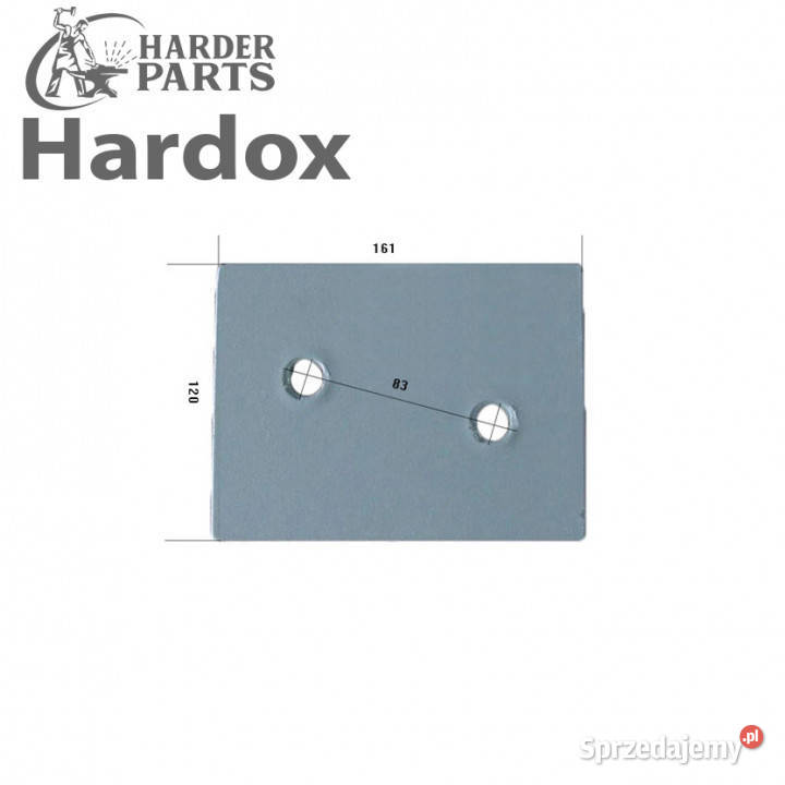 Nakładka HARDOX części do pługa UNIA grudziądz