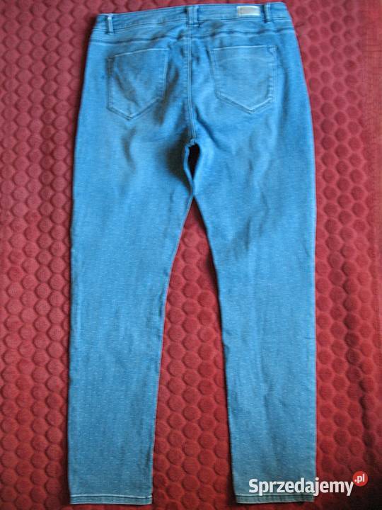 Spodnie jeans damskie 40 L obwód bioder 100 Siedlce sprzedam