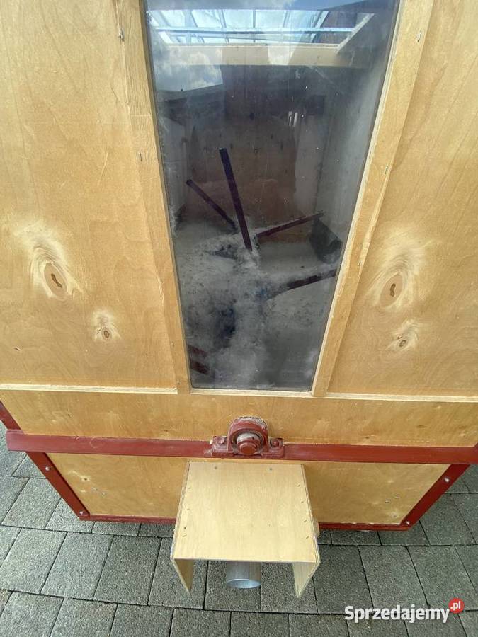 silo z mieszalnikiem do napelniania poduszek Produkcja Szczecin