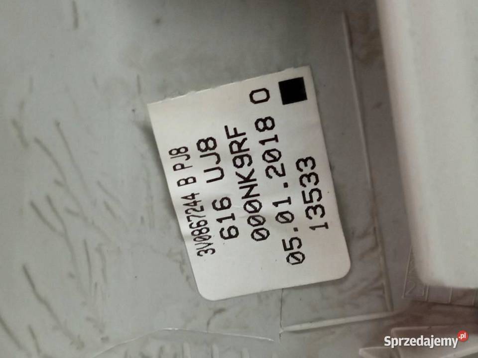 OSŁONA SŁUPKA B LEWA PRAWA KOMPLET 3V0867244