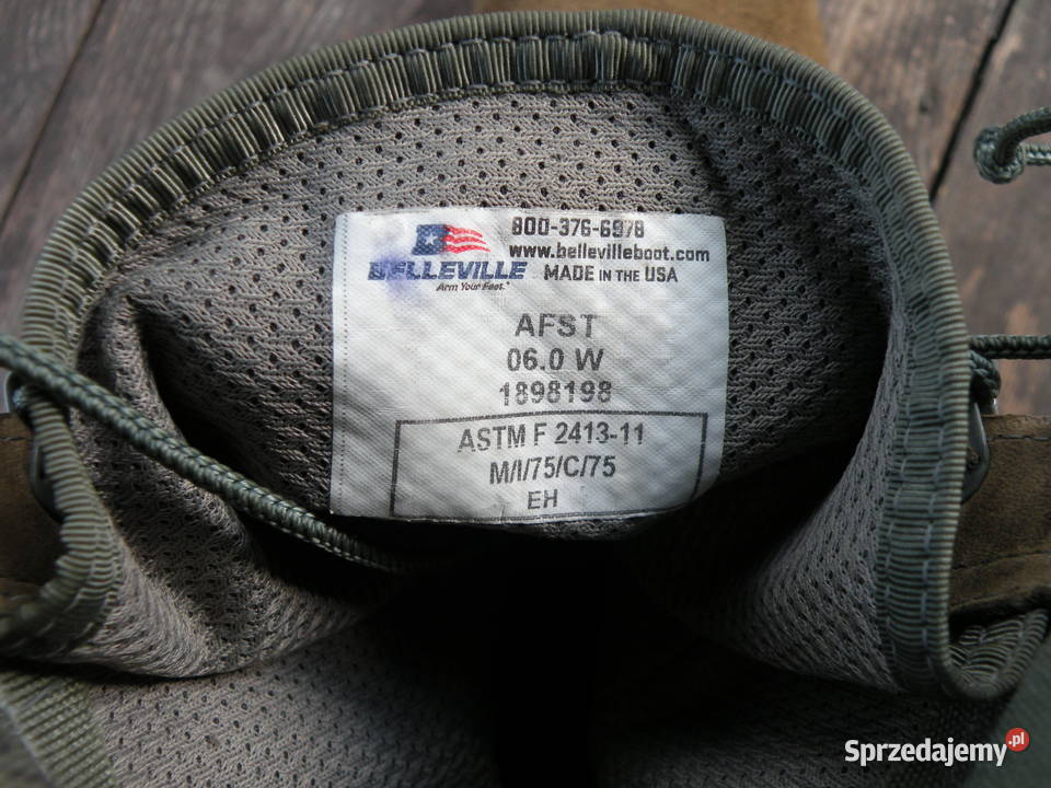 Buty USAF Belleville VIBRAM 6W steel toe Militaria Wrocław