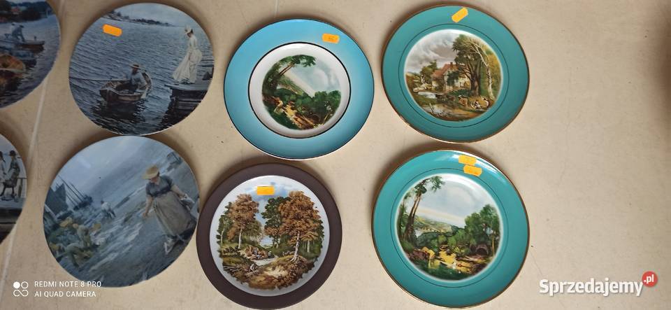 Talerz patera ze sceną WiejskąPALL MALL WAREFWR Gdańsk sprzedam