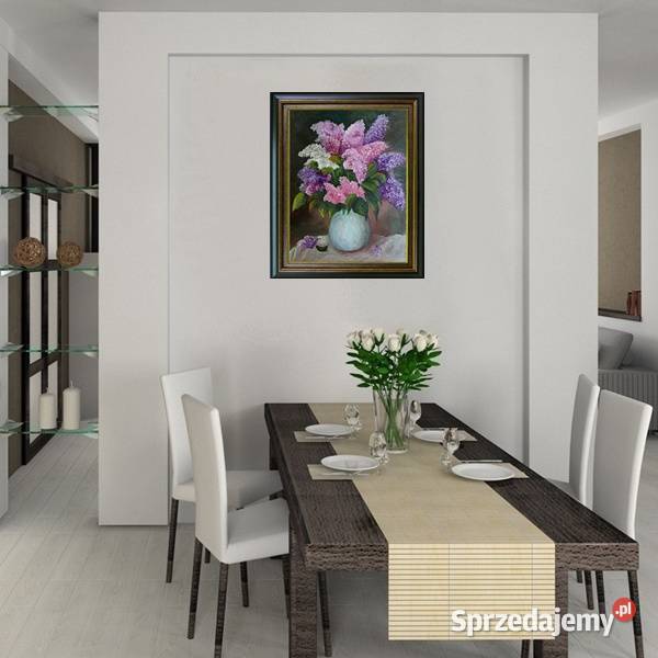 Obraz olejny Bzy Lublin