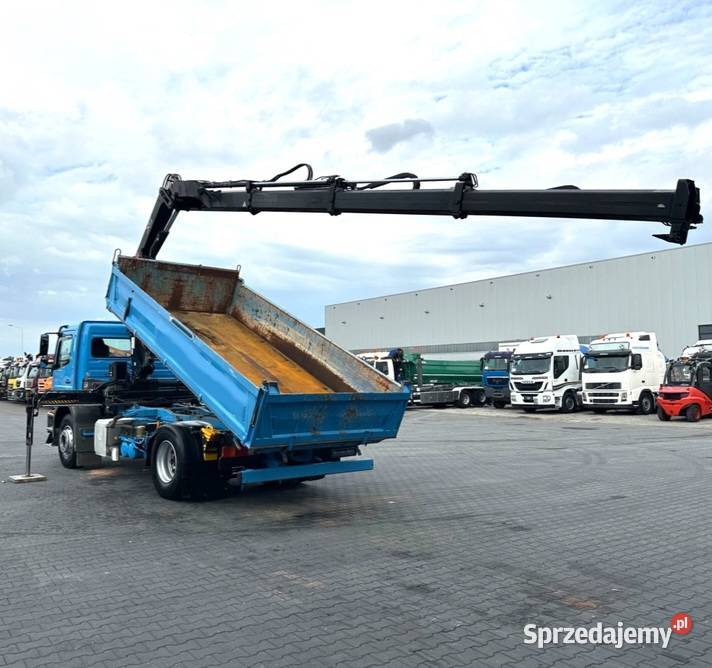 Mercedes Axor 1829 wywrotka z dzwigiem Napęd tylna oś mazowieckie Warszawa