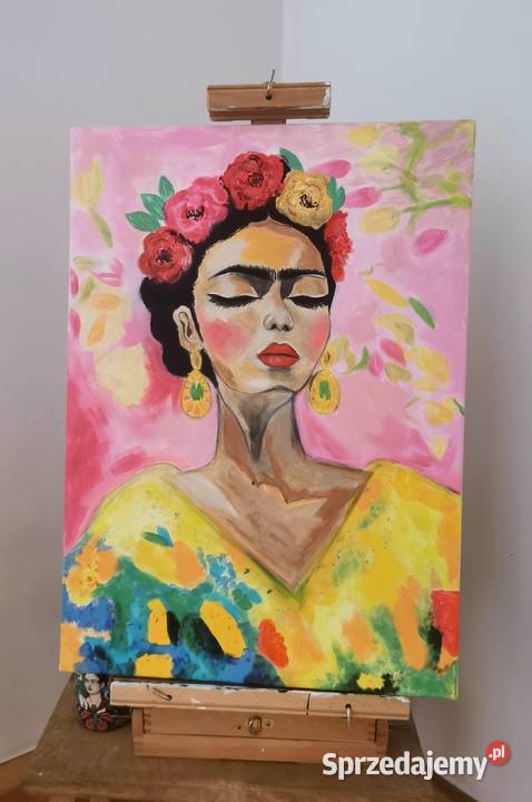 Frida obraz art Malarstwo Toruń sprzedam
