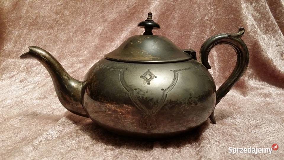 Czajnik stary angielski w kolorze metalicznym z Kraków