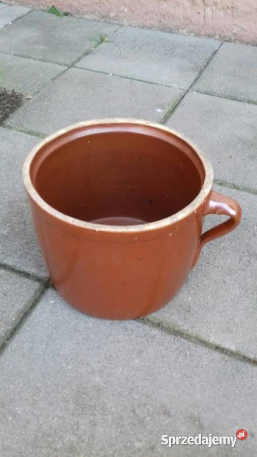 Stary garnek gliniany kamionka podlaskie Grajewo