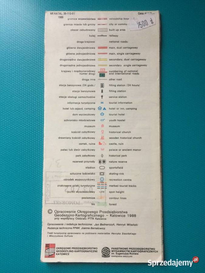 3359 Górnośląski Okręg Przemysłowy Mapa Szczecin