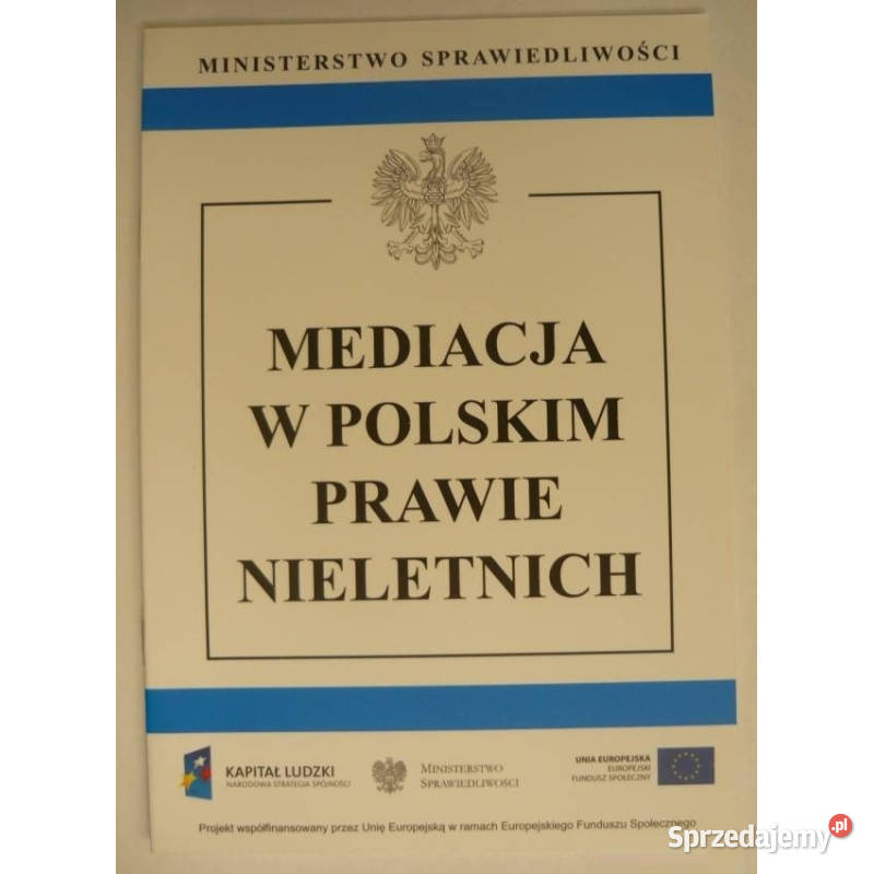 Mediacja w polskim prawie nieletnich Książki i Podręczniki łódzkie Łódź sprzedam