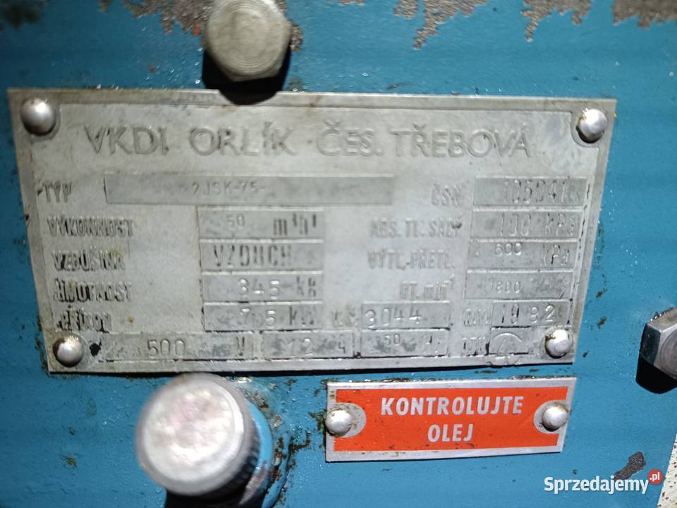 Sprężarka kompresor orlik Trzebunia