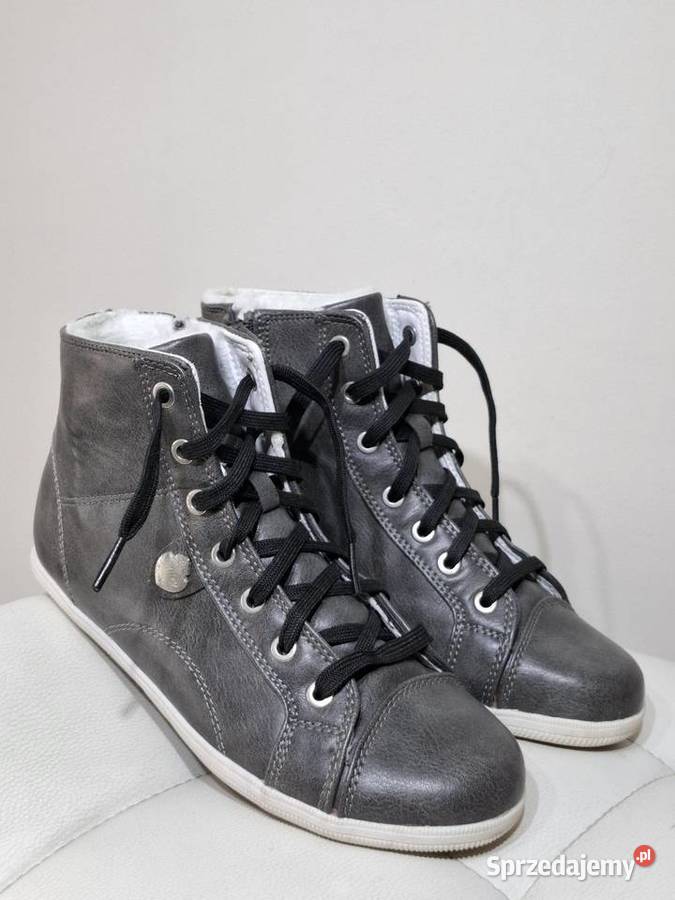 Alley 37 ocieplane botki sneakersy wiosenne Kraków sprzedam