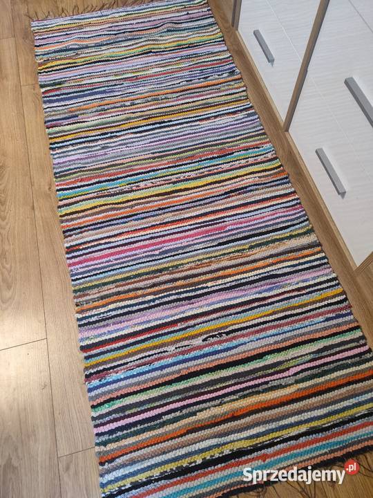 Nowy bawelniany chodnik rękodzieło 185x74 Chodniki podlaskie sprzedam