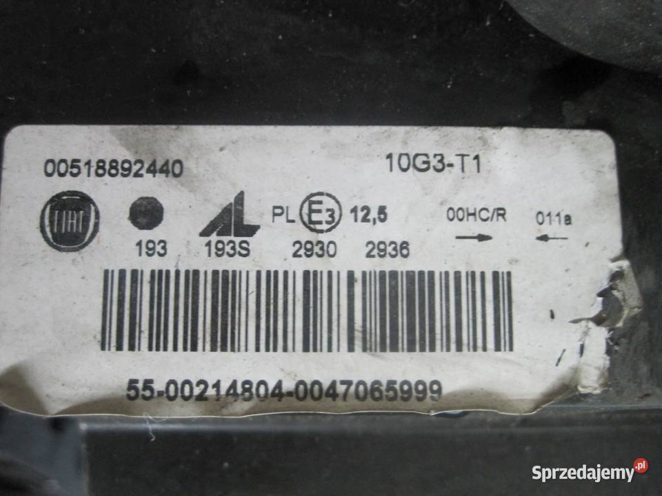PANDA III 13r lampa prawy przód 00518892440